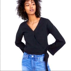 Madewell Texture & Thred Wrap Top